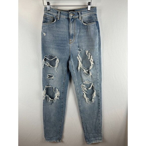 BDG Urban Outfitters Mom High Rise Distressed Jeans Size 27 - Picture 1 of 16